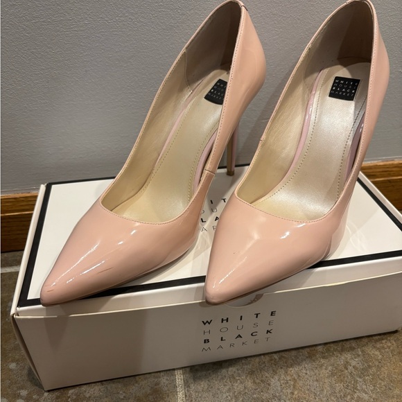 White House Black Market Shoes - White House Black Market Pink Stiletto Heels